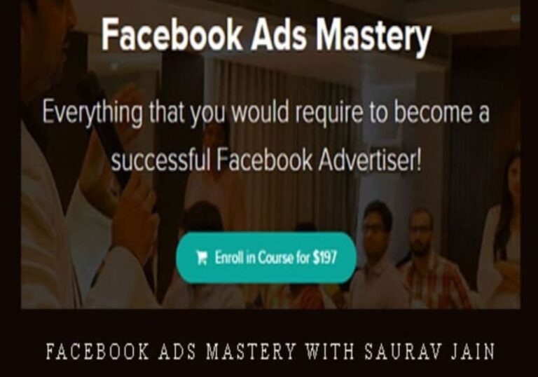Download Saurav Jain - Facebook Ads Mastery Free