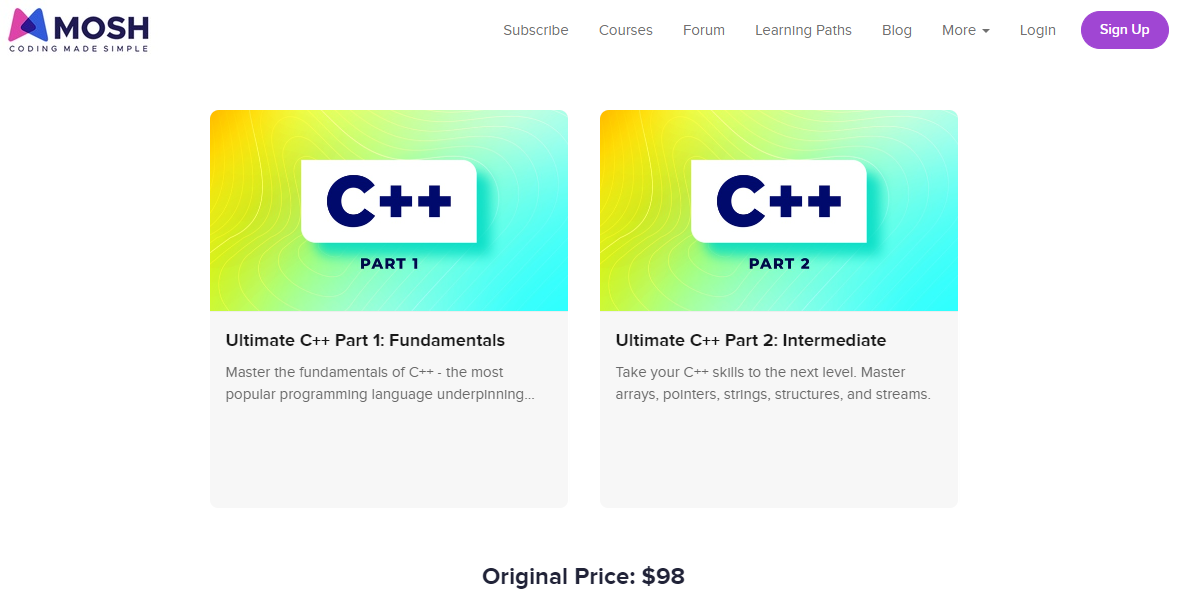 Download Ultimate C++ Series by CodewithMosh FREE